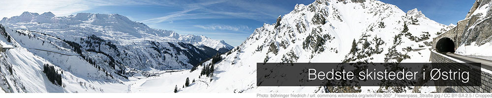 Bedste skisteder i Østrig