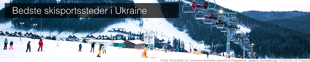 Bedste skisteder i Ukraine