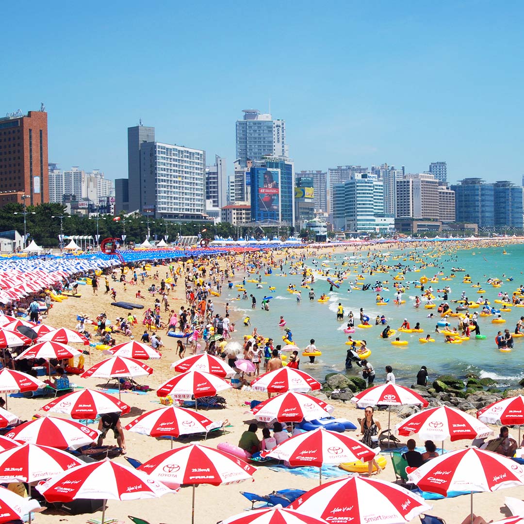 Bedste strande i Korea